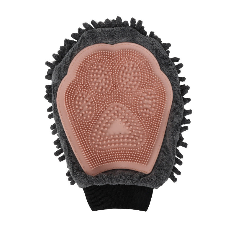 2-in-1 Pet Grooming Glove and Bathing Brush