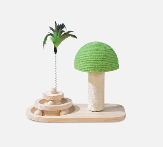 Interactive Cat Tree with Sisal Balls