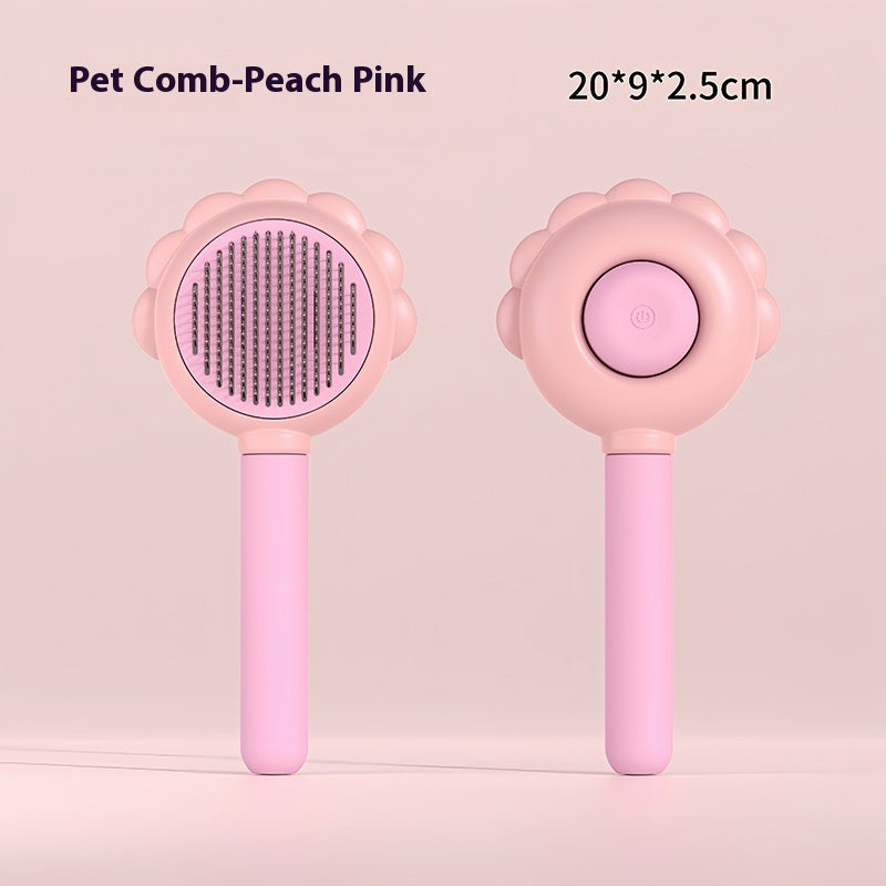 Self-Cleaning Dog Brush with Spray