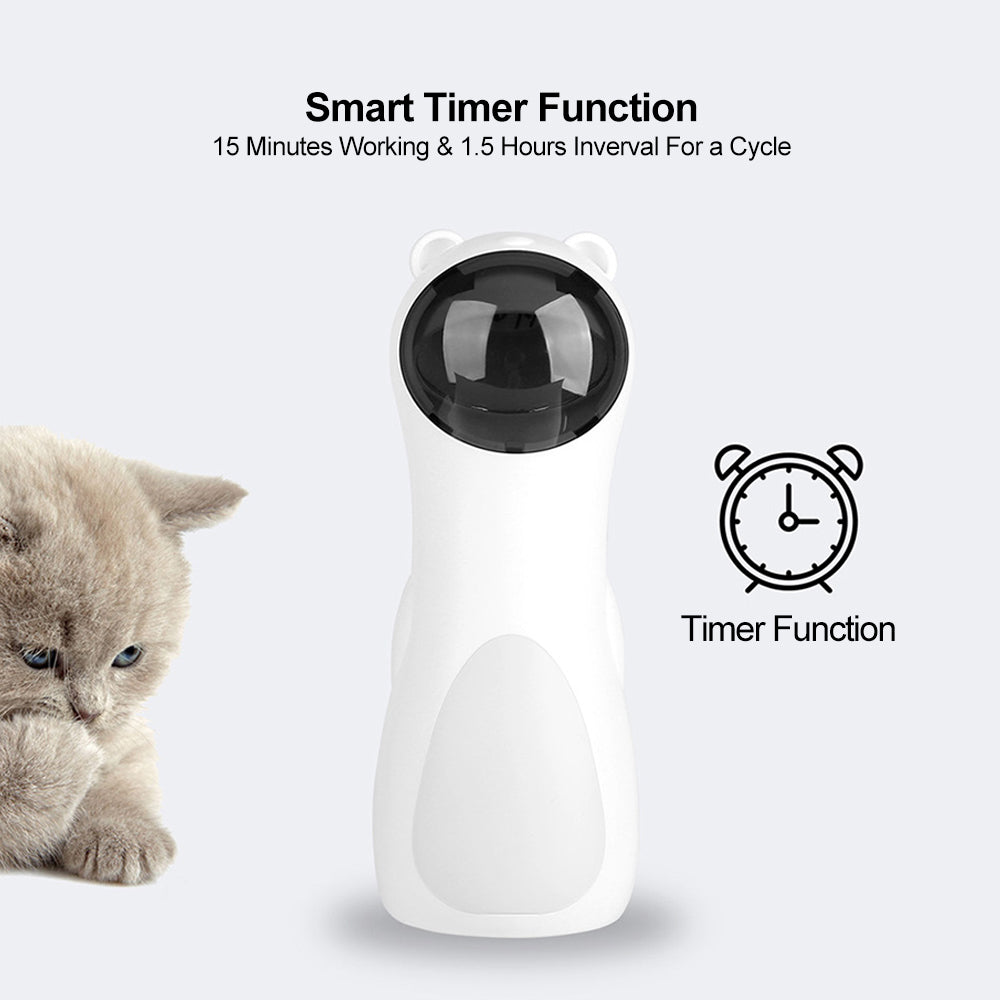 Bear-Shaped Automatic Laser Cat Toy