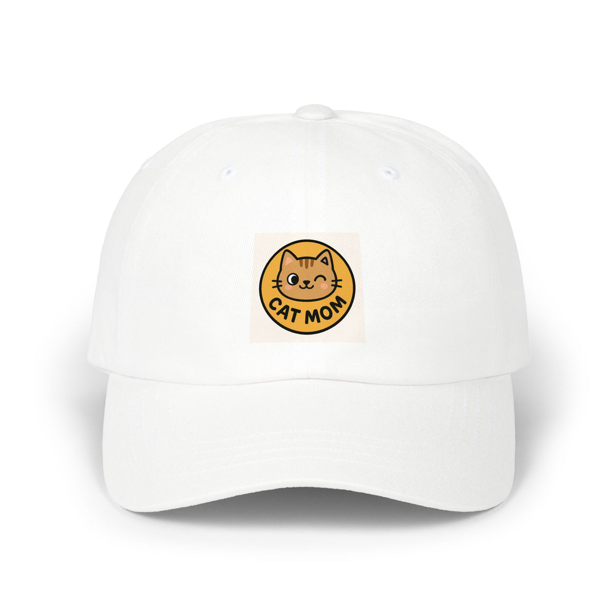 Cat Mom Classic Dad Cap
