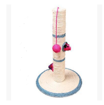 Handmade Wooden Cat Teaser Stick with Feather and Bell