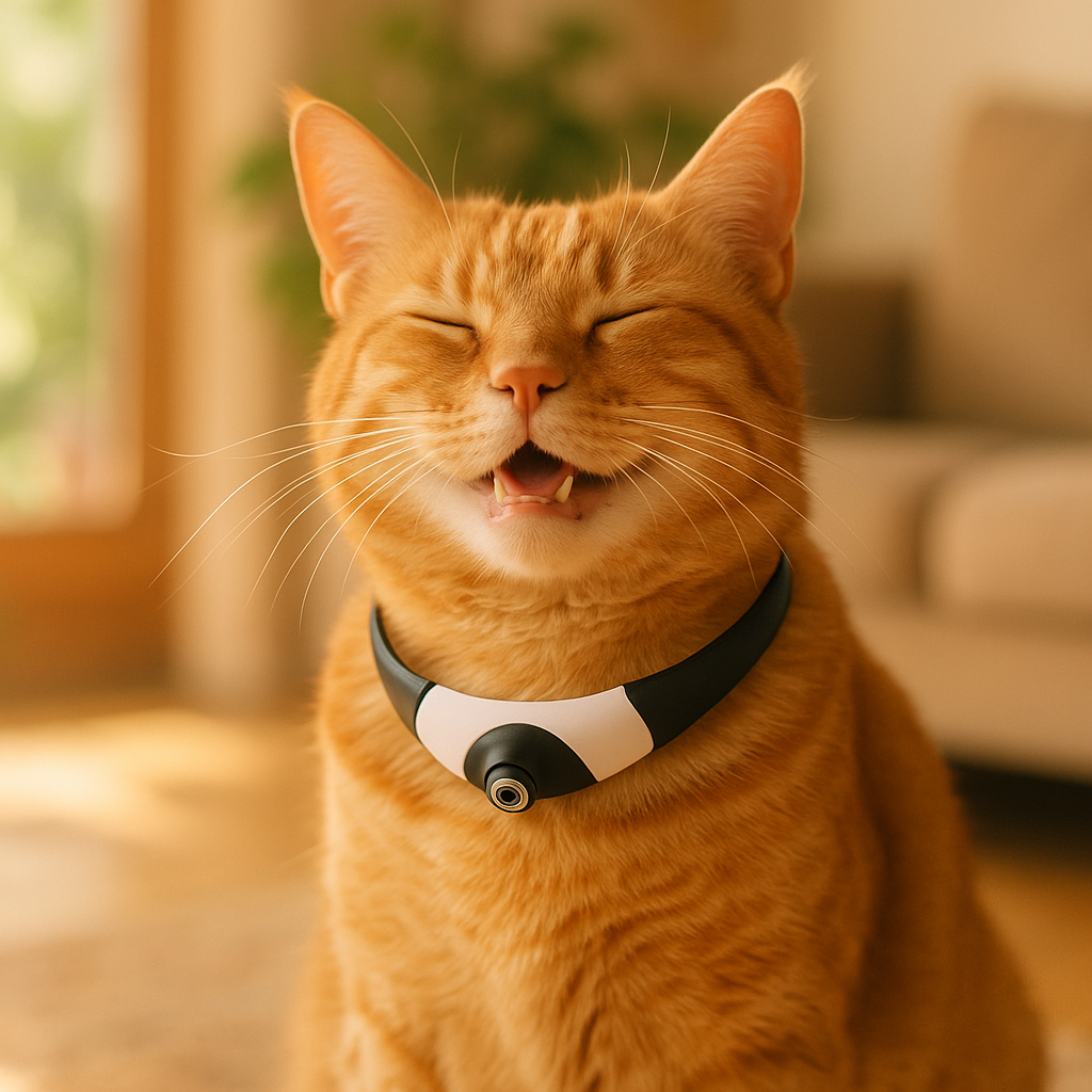 Pet Cat Toy Laser Collar - lifestyle