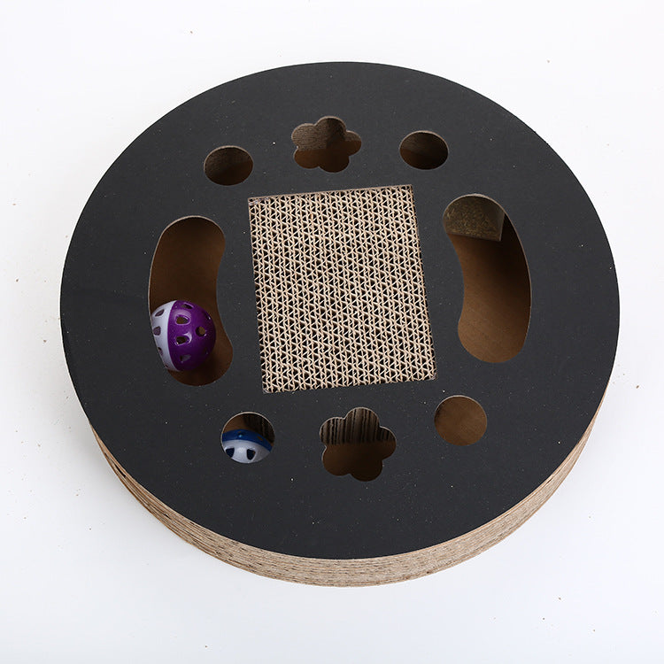 Interactive Corrugated Cat Scratch Board