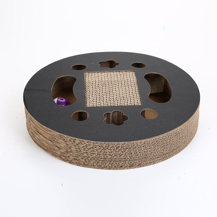 Interactive Corrugated Cat Scratch Board