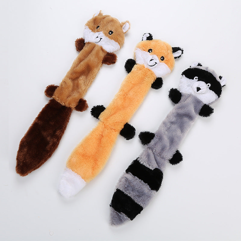 Cute Plush Dog Toy with Squeaker
