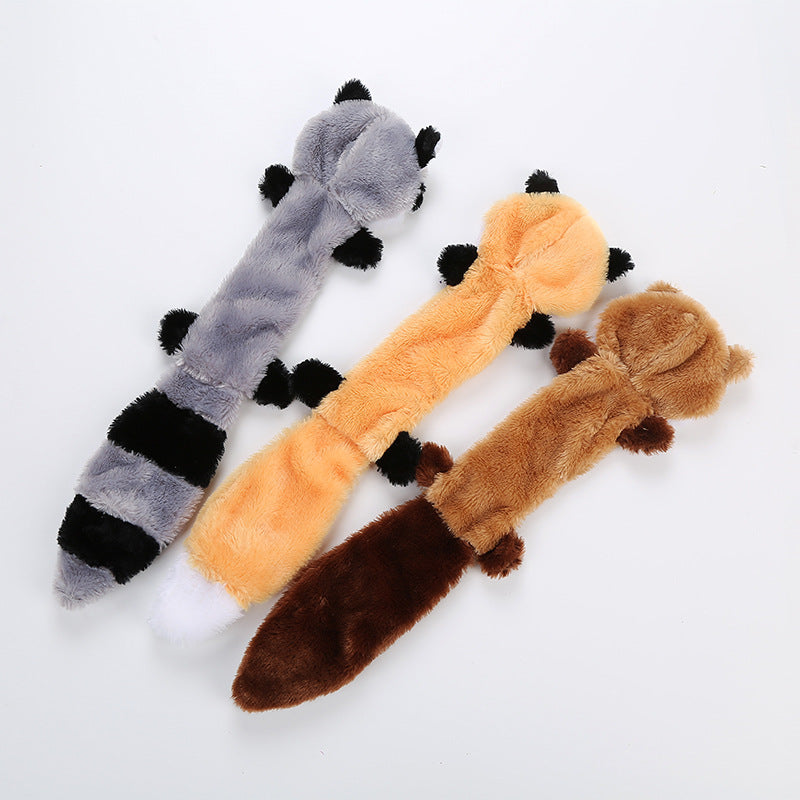 Cute Plush Dog Toy with Squeaker