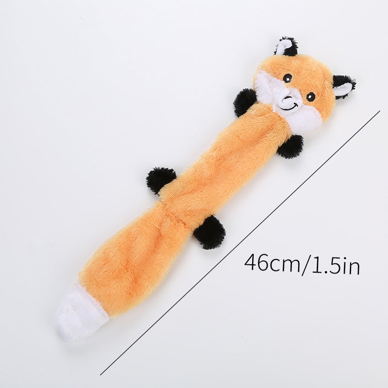 Cute Plush Dog Toy with Squeaker