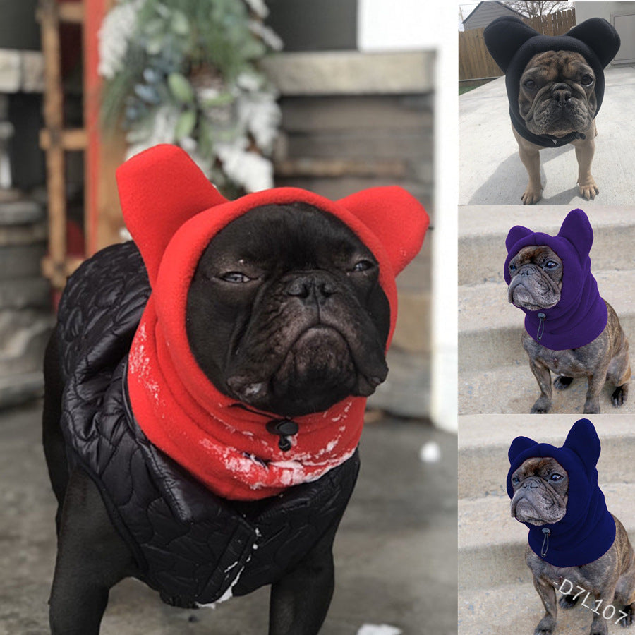 Cozy Fleece Dog Hat