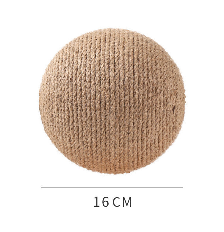 Sisal Scratching Post with Engaging Ball for Cats