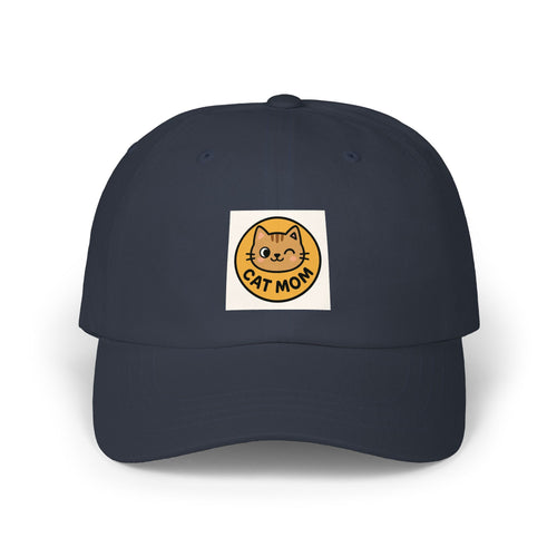 Cat Mom Classic Dad Cap