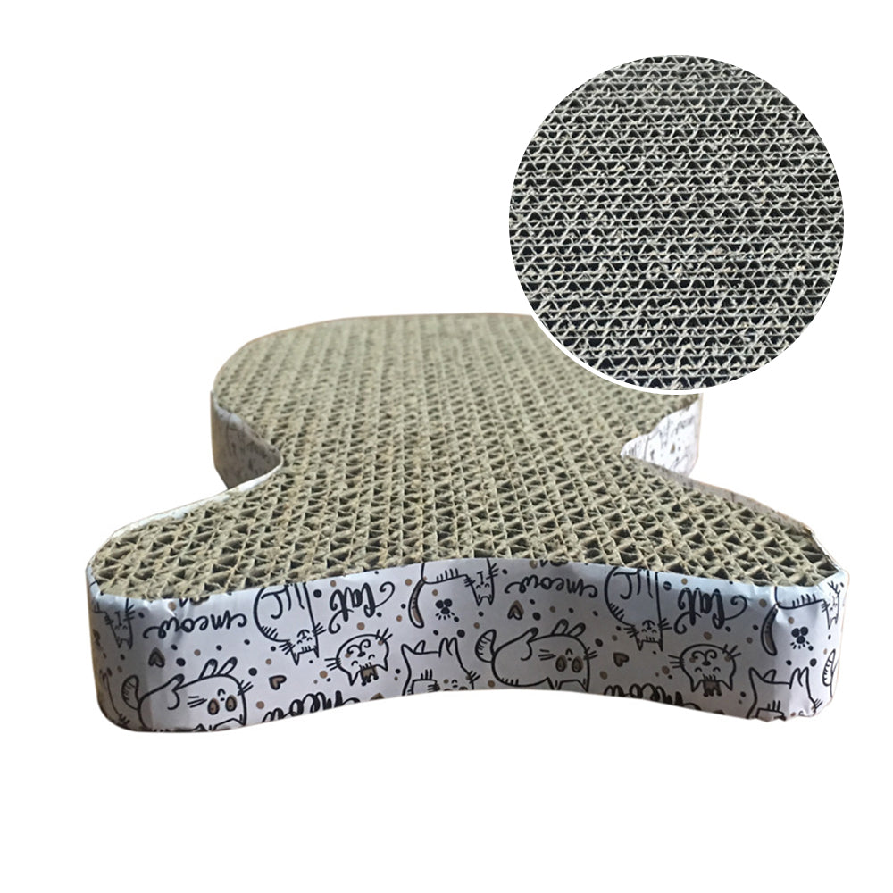 Fun Corrugated Cat Scratchers in Charming Designs