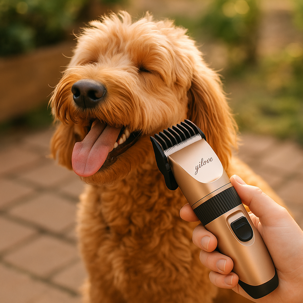 Quiet and Efficient Pet Hair Clipper for Easy Grooming - lifestyle