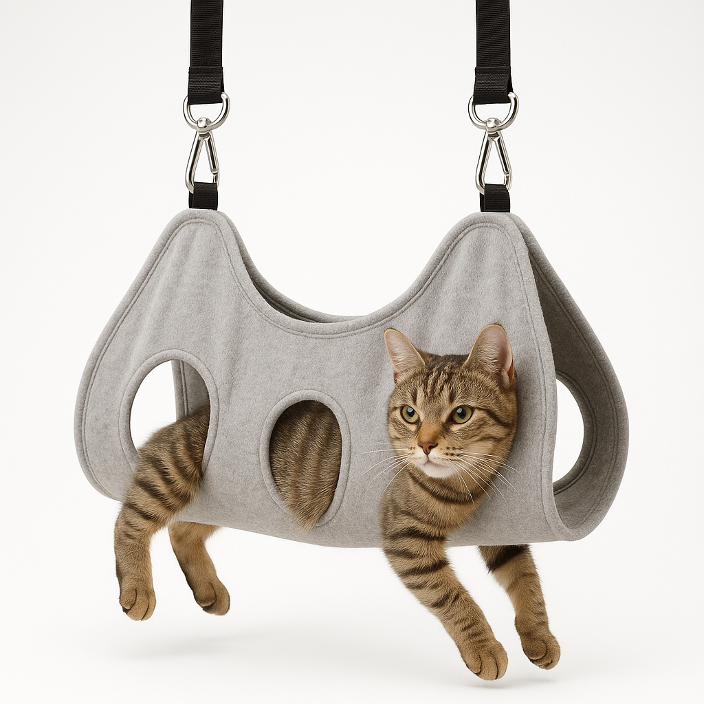 Comfortable Pet Grooming Hammock for Cats and Dogs