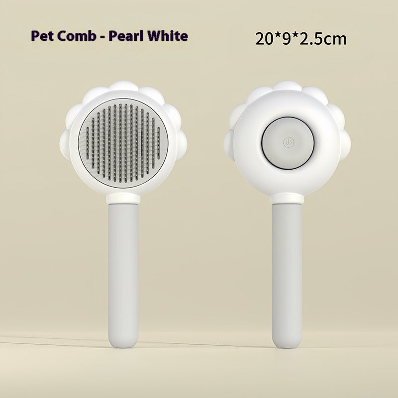 Self-Cleaning Dog Brush with Spray