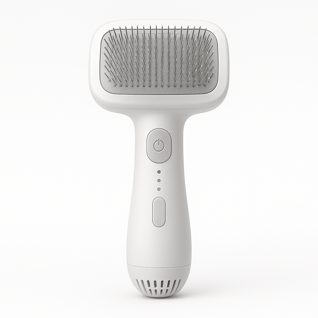 Electric 3-in-1 Grooming Brush for Dogs and Cats
