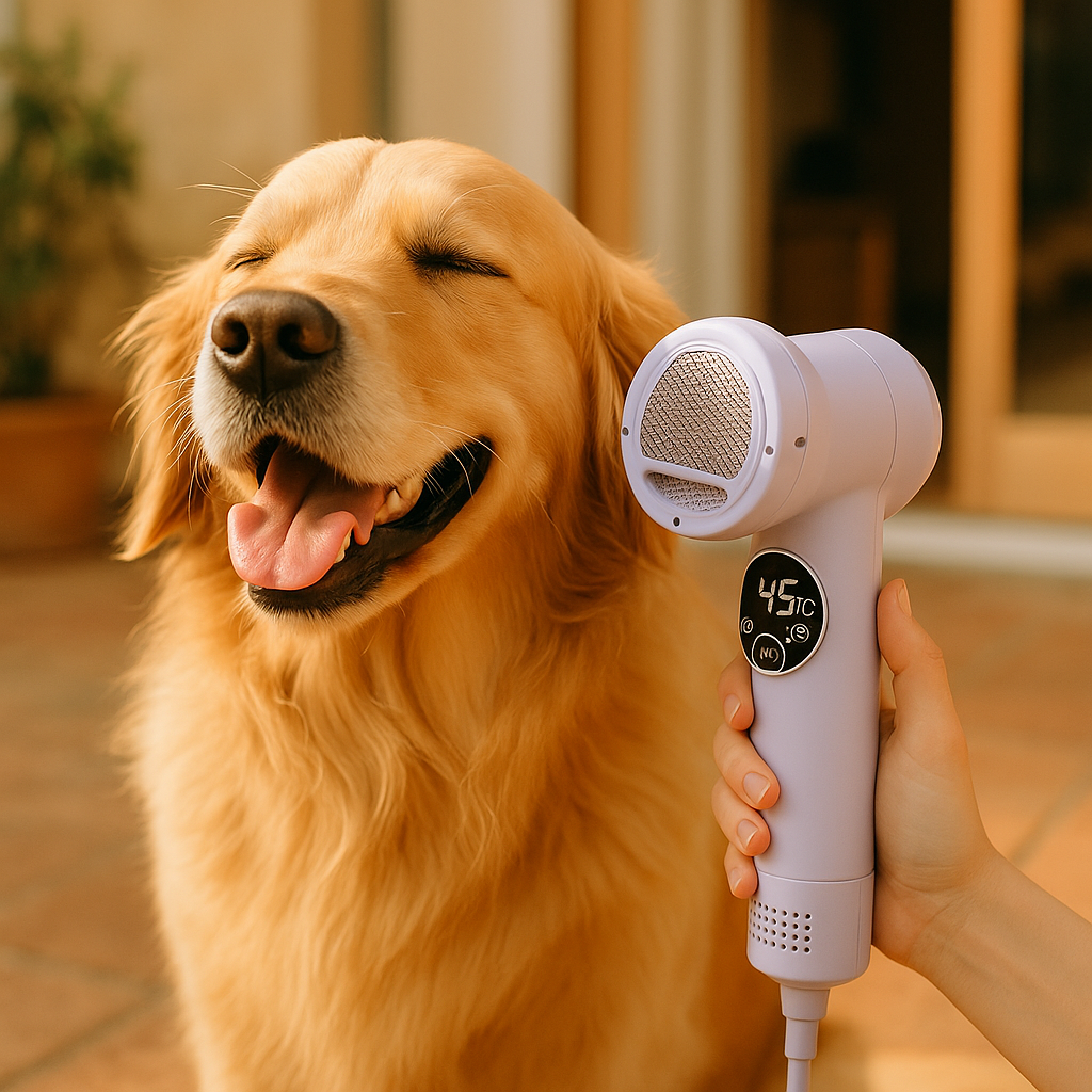 Intelligent Pet Hair Dryer & Grooming Tool - lifestyle