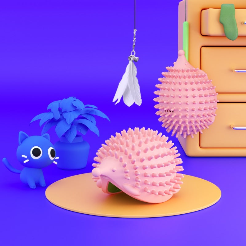 Hedgehog Corner Tickler Pet Toy