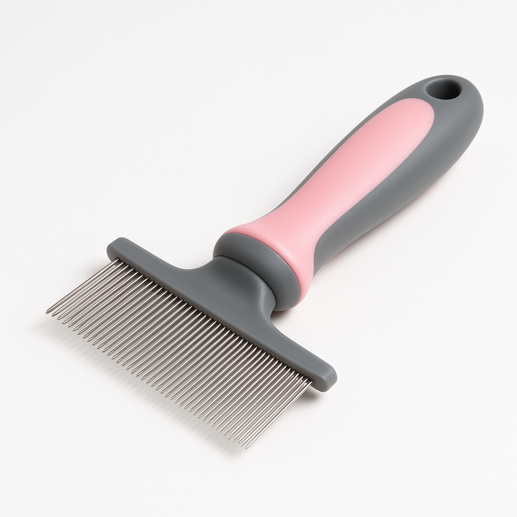Ergonomic Dog and Cat Grooming Comb