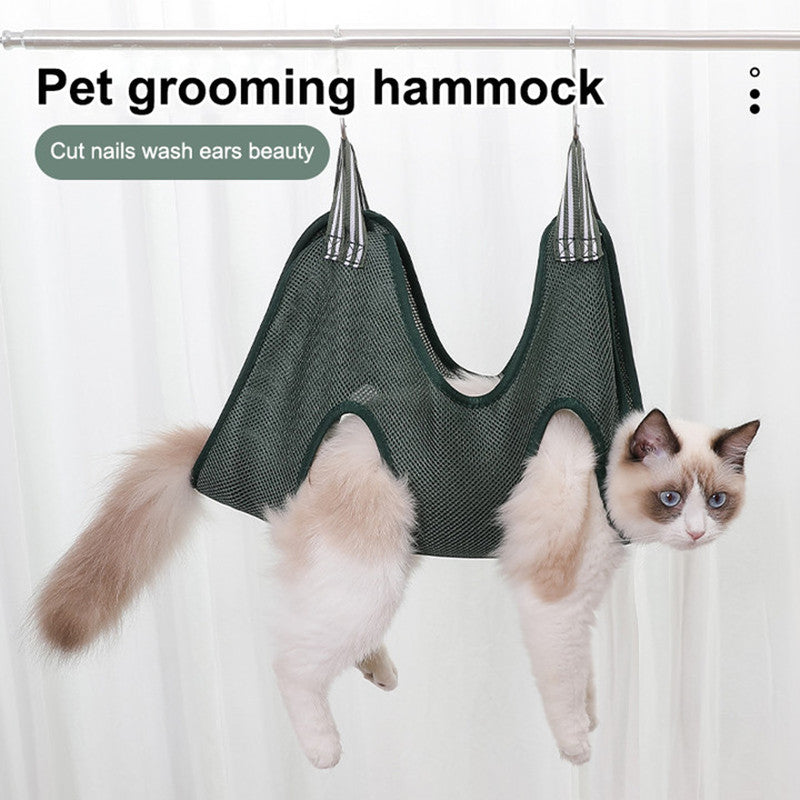 Comfortable Pet Grooming Hammock for Cats and Dogs