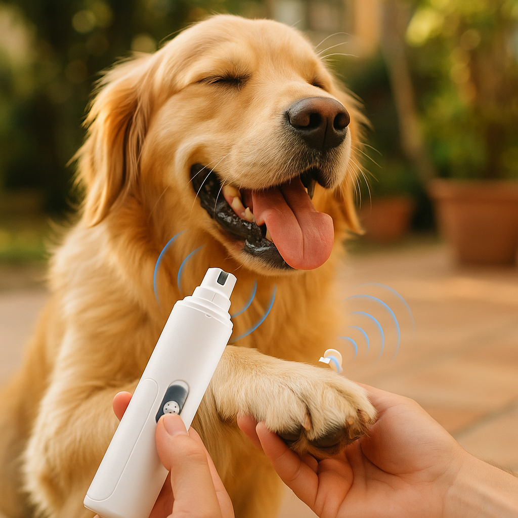 Pet Nail Trimmer with USB Charging - lifestyle