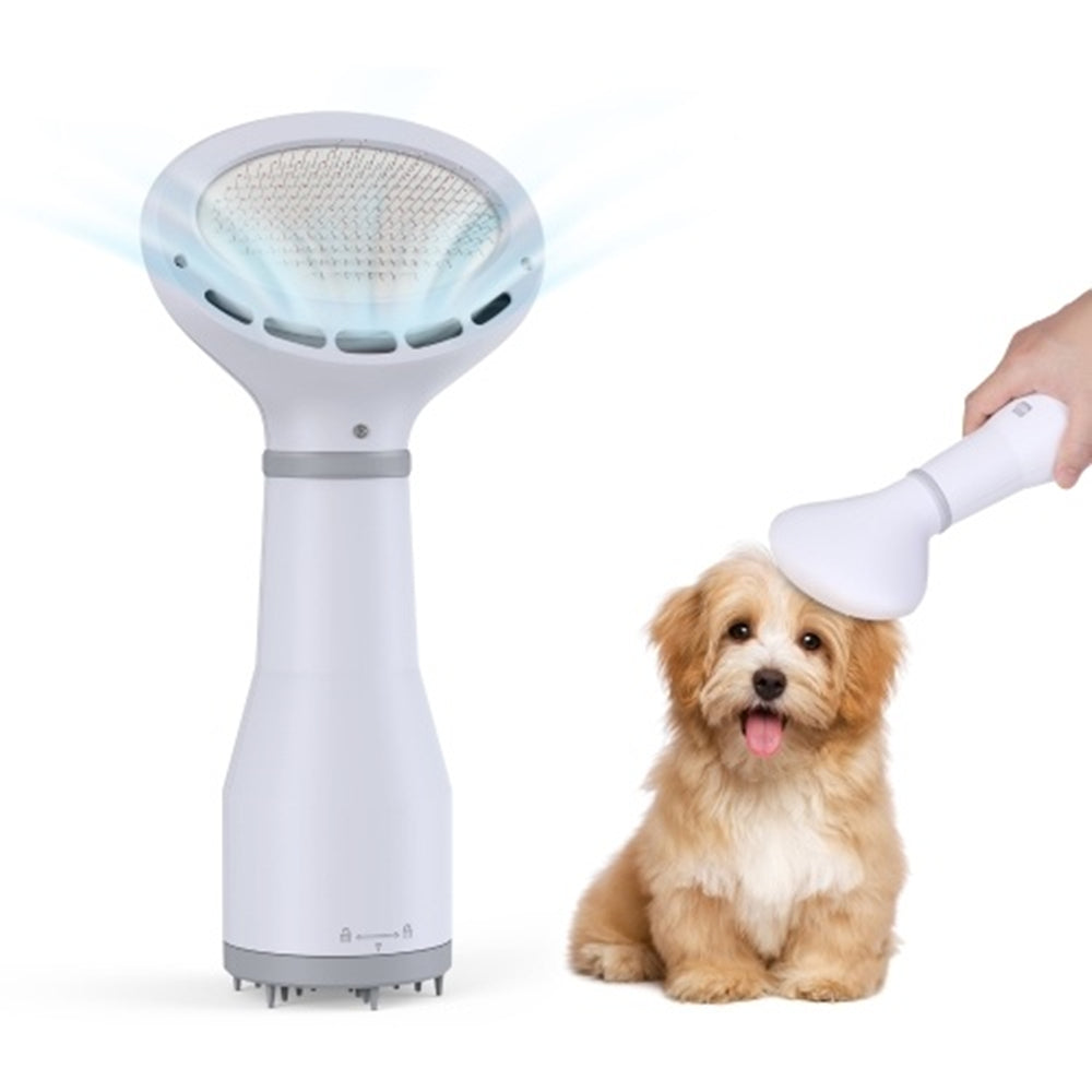 Pet Hair Dryer & Slicker Brush for Effortless Grooming