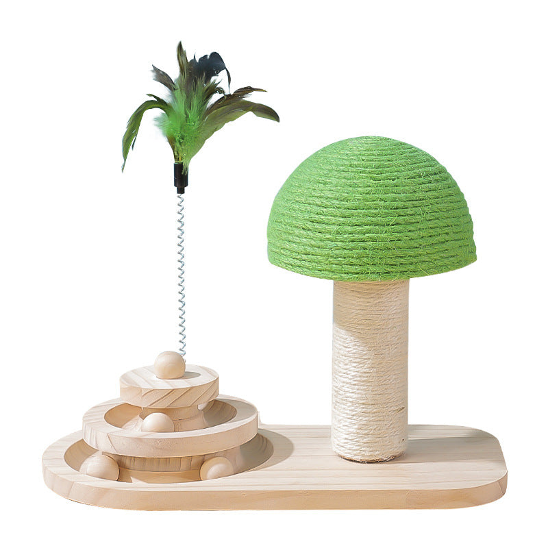 Interactive Cat Tree with Sisal Balls