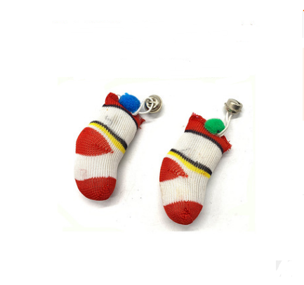 Handmade Wooden Cat Teaser Stick with Feather and Bell