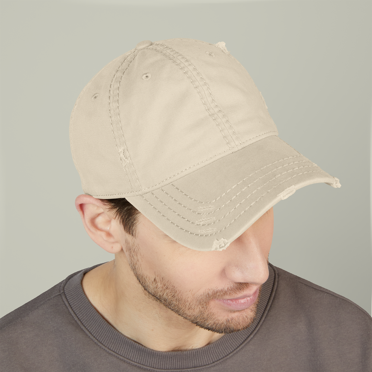 Dad Hat embroidery detail