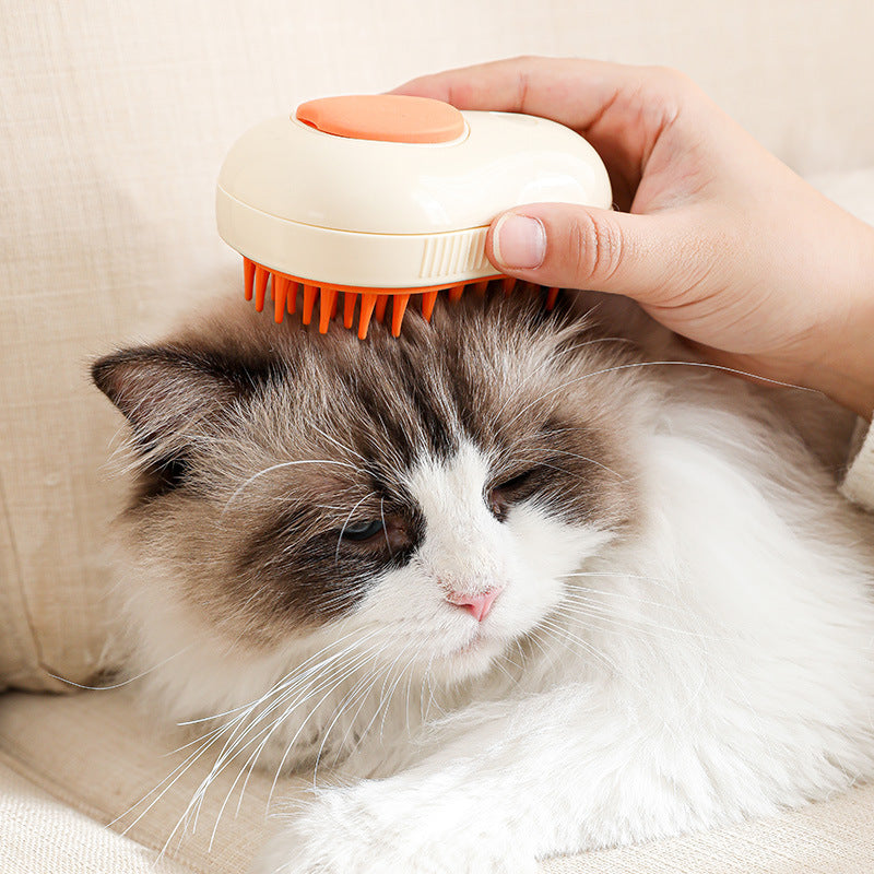 Electric 3-in-1 Grooming Brush for Dogs and Cats