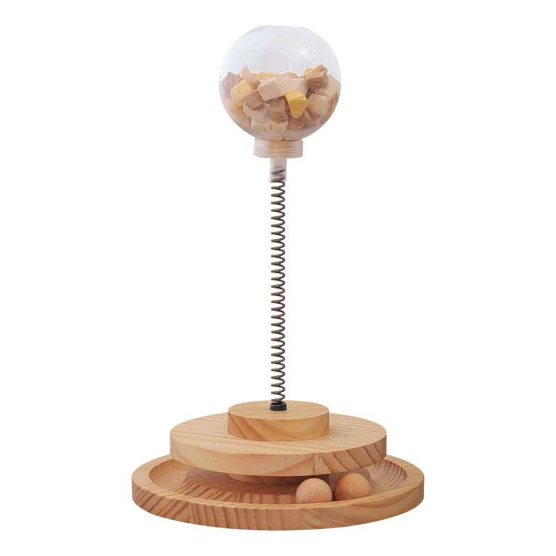 Interactive Cat Treat Dispenser Ball