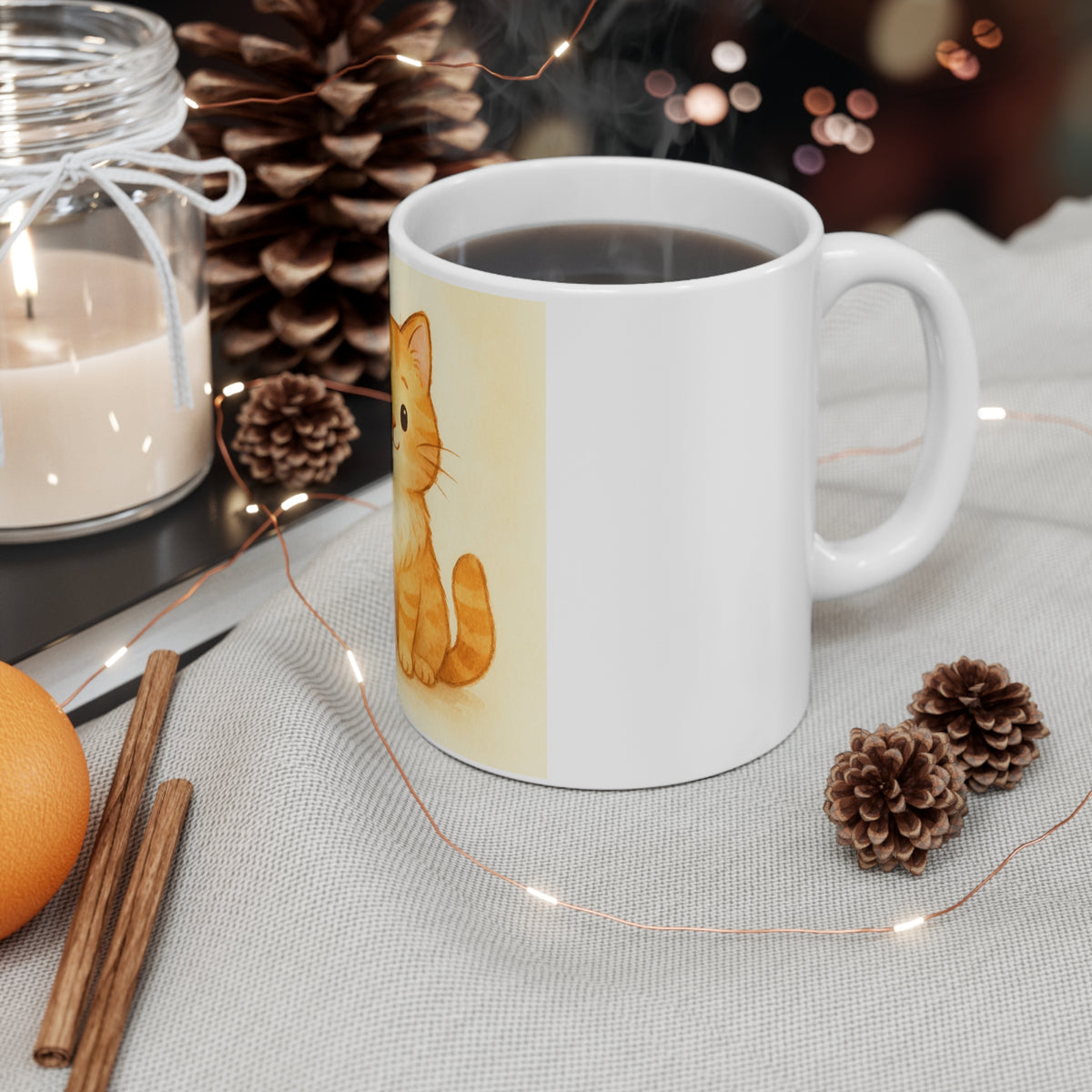 Tabby Cat Portrait Mug