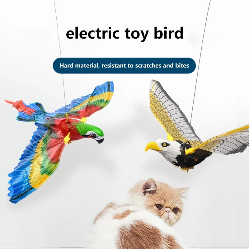 Interactive Hanging Bird Toy for Cats and Dogs