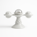 Interactive Windmill Cat Toy with Suction Cup Base