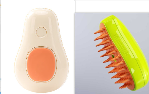 Electric 3-in-1 Grooming Brush for Dogs and Cats