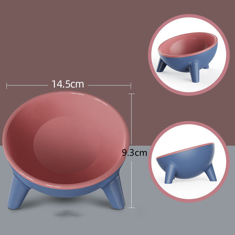 Tilted Pet Feeding Bowl with Stand