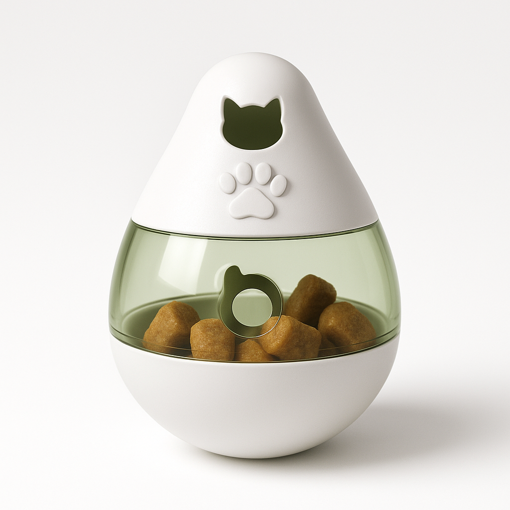 Interactive Treat-Dispensing Toy for Cats