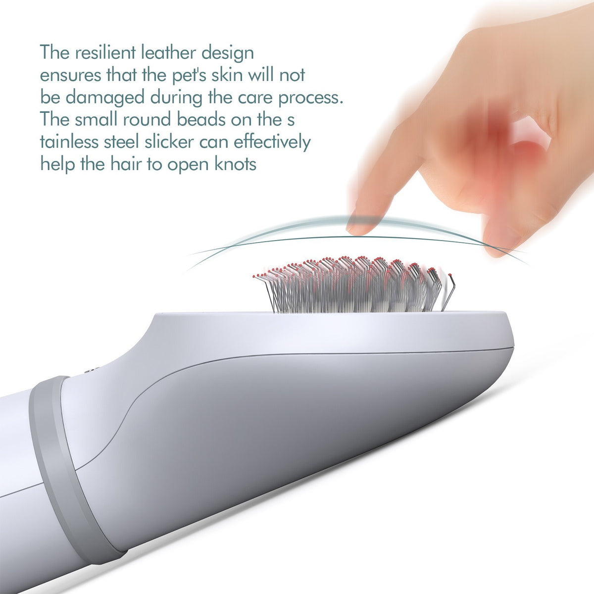 Pet Hair Dryer & Slicker Brush for Effortless Grooming