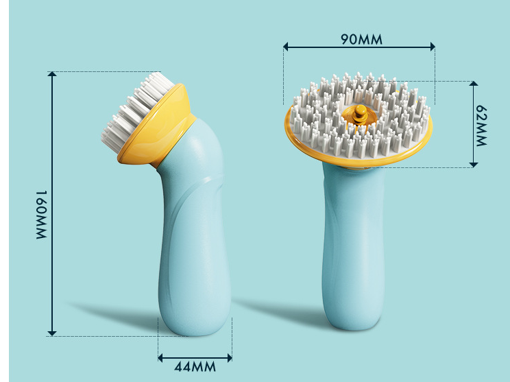 Handheld Pet Bath Brush for a Fun Grooming Experience