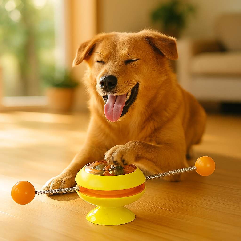 Interactive Cat Toy with Catnip and Rotating Elements - lifestyle