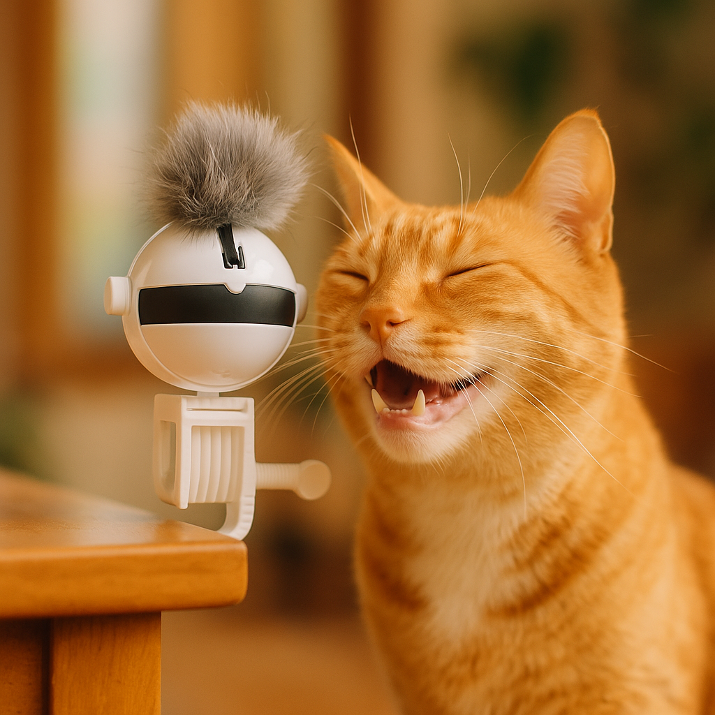 Pet Cat Toy Electronic Motion Cat Toy Interactive - lifestyle