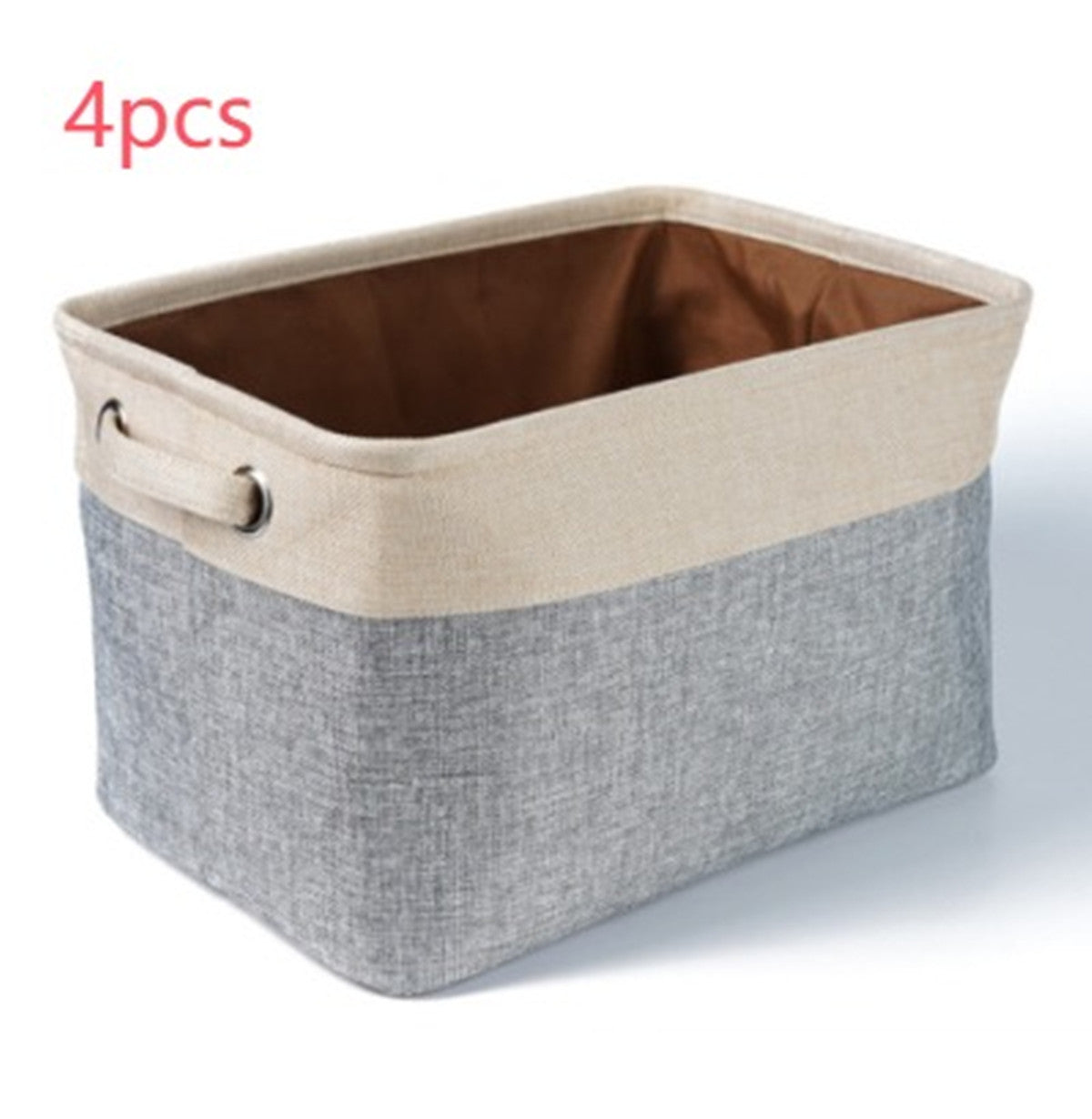 Stylish Linen Dog Toy Basket