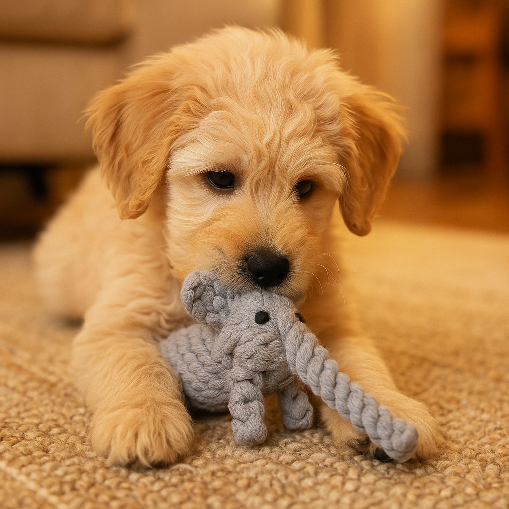 Woven Rope Elephant Chew Toy - lifestyle