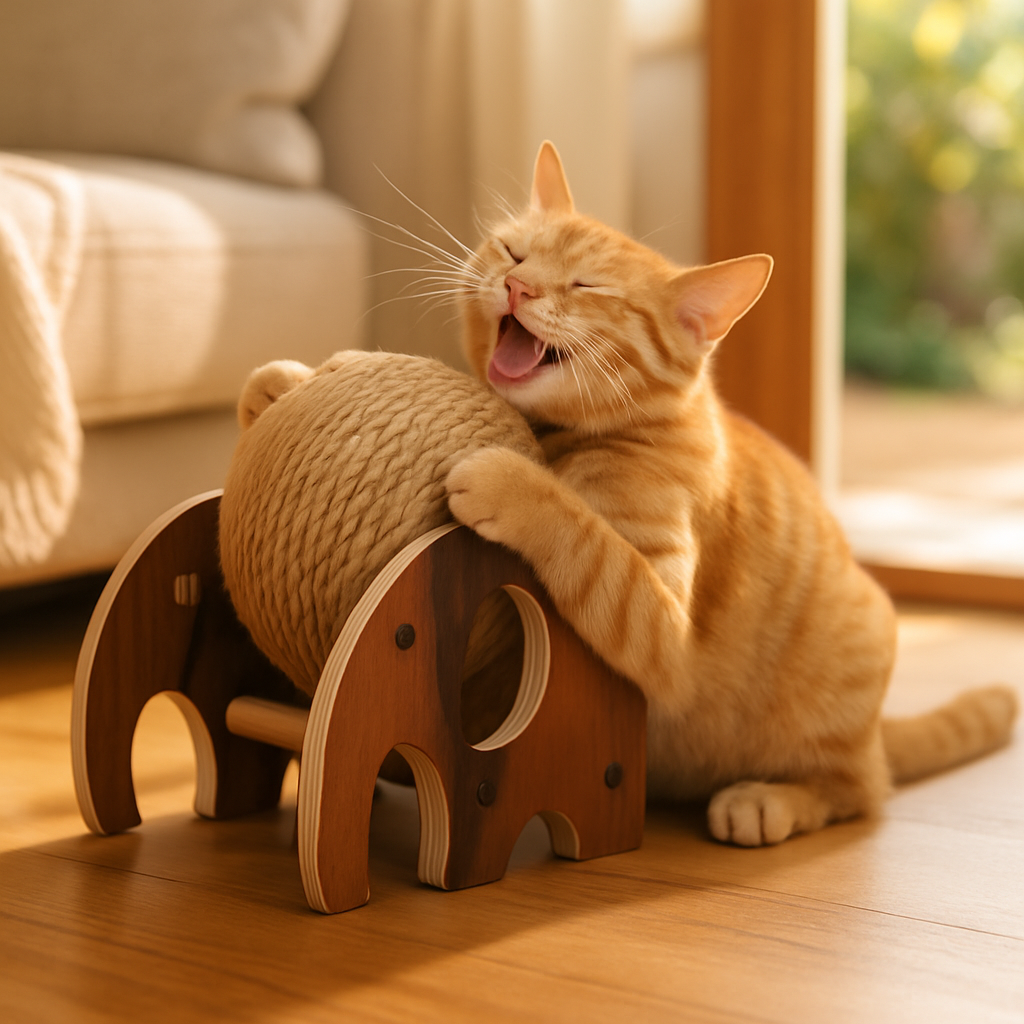 Climbing Frame Cat litter Cat Tree Wear-Resistant Cat Scratching Board Cat Toy - lifestyle