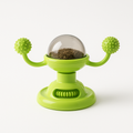 Interactive Cat Toy with Catnip and Rotating Elements