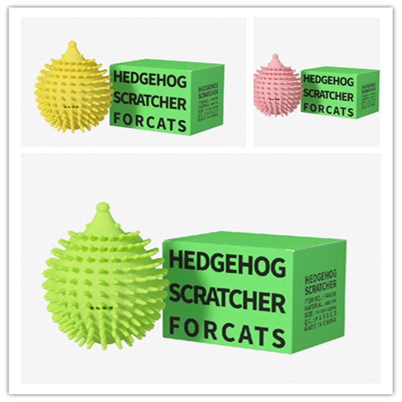 Hedgehog Corner Tickler Pet Toy