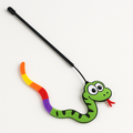 Interactive Cartoon Snake Cat Toy