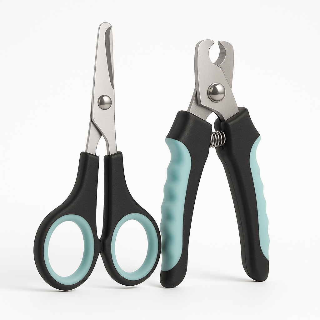 Grooming Scissors & Nail Clipper Set for Pets
