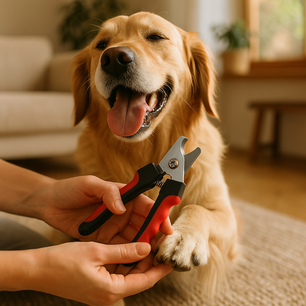 Pet Grooming Scissors and Nail Clipper Set - lifestyle